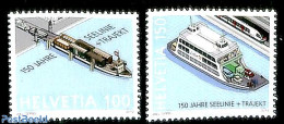 Switzerland 2019 Bodensee Line 2v, Mint NH, Transport - Automobiles - Railways - Ships And Boats - Nuevos