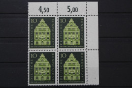 Deutschland (BRD), MiNr. 279 Viererblock Ecke Rechts Oben, Postfrisch - Altri & Non Classificati