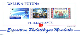 Wallis & Futuna 1989 Philexfrance S/s, Epreuve De Luxe, Mint NH - Otros & Sin Clasificación