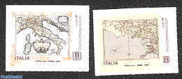 Italy 2020 Europa, Old Postal Roads 2v S-a, Mint NH, History - Various - Europa (cept) - Maps - Otros & Sin Clasificación