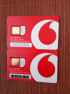 2 GSM Cards Netherlands  Mint Very Rare - [3] Sim Cards, Prepaid & Refills