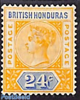 Belize/British Honduras 1891 24c, Stamp Out Of Set, Unused (hinged) - Honduras Británica (...-1970)