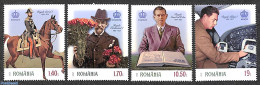 Romania 2021 Passions Of Romanian Kings 4v, Mint NH, History - Nature - Transport - Kings & Queens (Royalty) - Flowers.. - Nuovi