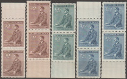 06/ Pof. 74-75,77, Border Pairs - Ongebruikt