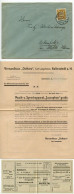 Germany 1926 Cover W/ Advertisement & Zahlkarte; Ballenstedt - Versandhaus „Ostharz"; 3pf German Eagle - Briefe U. Dokumente