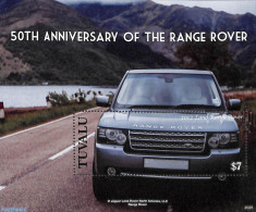 Tuvalu 2020 50 Years Range Rover S/s, Mint NH, Transport - Automobiles - Cars
