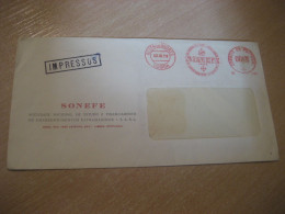 LISBOA 1958 Sonefe Financiamento Ultramarinos Meter Mail Cancel Cover PORTUGAL - Briefe U. Dokumente