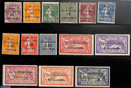 Syria 1923 Overprints 14v, Unused (hinged) - Syria