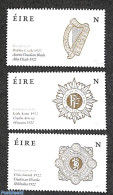 Ireland 2022 Irish Army, Dublin Castle, Civic Guard 3v, Mint NH, History - Militarism - Nuevos