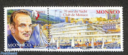 Monaco 2023 70 Years Monaco Yacht Club 2v [:], Mint NH, Sport - Transport - Sailing - Ships And Boats - Unused Stamps