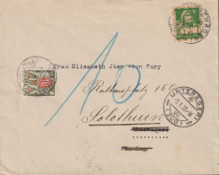 1948 Schweiz, Zum:CH 153+NP 43, Mi:CH 164x+NP 43x, Tell Und Nachportomarke - Franchigia