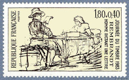 Timbre De 1983 - Journée Du Timbre - Homme Dictant Une Lettre - N° 2258 Neuf - Unused Stamps