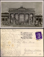 Ansichtskarte Mitte-Berlin Brandenburger Tor Durchblick Zum Roten Rathaus 1943 - Brandenburger Door