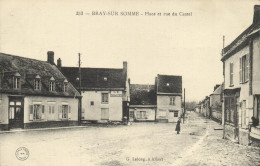 BRAY SUR SOMME - PLACE ET RUE DU CASTEL - Bray Sur Somme