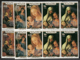 Aitutaki 1986 Mi 601-604 MNH  (ZS7 ATTvie601-604) - Navidad