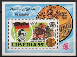 Liberia 1973 Mi Block 64 MNH  (ZS5 LBRbl64) - Briefmarken