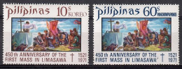 Philippines 1972 Mi 1032-1033 MNH  (ZS8 PLP1032-1033) - Cristianismo