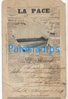 227943 URUGUAY PAYSANDU NUEVOS MATADEROS DIARIO NEWSPAPER LA PACE DAMAGED POSTAL POSTCARD - Uruguay