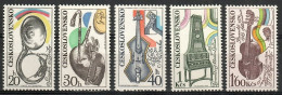 Czechoslovakia 1974 Mi 2203-2207 MNH  (ZE4 CSK2203-2207) - Musica