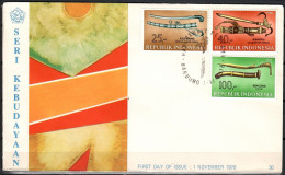 Indonesia 1976 Mi 854-856 FDC  (FDC ZS8 INS854-856) - Sonstige