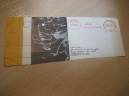 PORTO 1958 To Figueira Da Foz SCHERK Beleza Meter Mail Cancel Cut Cuted Cover PORTUGAL - Storia Postale