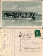 Ansichtskarte Helgoland (Insel) Landung Auf Der Düne 1928 - Otros & Sin Clasificación