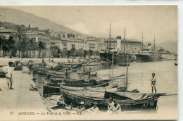 -2A - CORSE  - AJACCIO - Le Port  Et. La. Ville - Autres & Non Classés