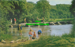 R578676 Exmoor. Prehistoric Ford. Tarr Steps. Photographic Greeting Card. L. T. - World