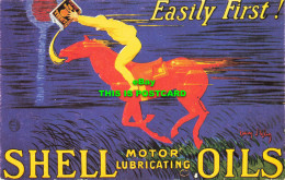 R578360 Easily First. Shell Motor Lubricating Oils. Shell Postcards Limited. 198 - World