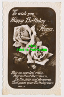 R579065 To Wish You Happy Birthday Hours. Roses. Windsor Series. RP. 1938 - World