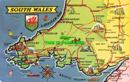 R578372 Map. South Wales. Bristol Channel. Cardigan Bay. 1970 - World