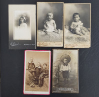 Lot De 5 CDV Enfant - Personas Anónimos