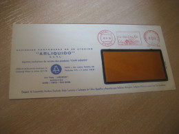 PORTO 1959 Metalizaçao Arliquido Chemical Physics Meter Mail Cancel Cover PORTUGAL - Briefe U. Dokumente