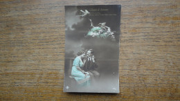 Ancienne Carte  , Un Couple , Chant D'amour - Couples