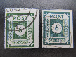 SBZ Nr. 43BIIa+b, 1945, Gestempelt, BPP Geprüft, Mi 42€ *DEK111* - Postfris