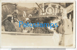 227948 SHIP BARCO PATAGONIA COSTUMES ONBOARD POSTAL POSTCARD - Altri & Non Classificati