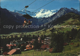 11889494 Adelboden Sesselbahn Adelboden Schwandfeldspitz Steghorn Wildstrubel Fi - Sonstige & Ohne Zuordnung