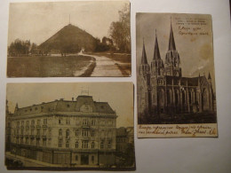 Lwow.Lemberg.WWI.Russian Occupation.Hotel Geogea.Kopiec.Kosciol Elzbiety.Przemysl Field Post March 9 1915.Poland.Ukraine - Ucrania