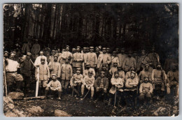 WW1 344, Carte Photo, 283e Réserve Du 83e RI Régiment D'Infanterie, Bucherons, état !! - Guerre 1914-18