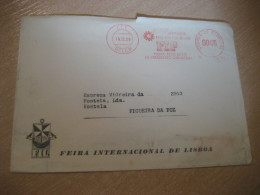 BELEM 1959 To Figueira Da Foz FIP Feira Industrial Industry Fair FIL Meter Mail Cancel Slight Damaged Cover PORTUGAL - Storia Postale