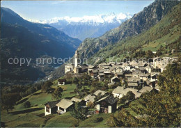 11889432 Soglio Im Bergell Panorama Soglio - Autres & Non Classés