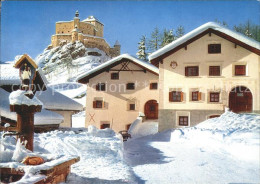 11889410 Tarasp Dorfpartie Brunnen Schloss Tarasp Tarasp - Autres & Non Classés