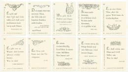 Germany 10 Old Matchbox Labels  - Scatole Di Fiammiferi - Etichette