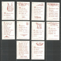 Germany 10 Old Matchbox Labels  - Scatole Di Fiammiferi - Etichette