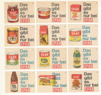 Germany 12 Old Matchbox Labels  SPAR - Matchbox Labels