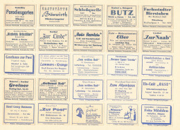 Germany 32 Old Matchbox Labels - Luciferdozen - Etiketten