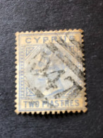 CYPRUS SG 19  2 Piastres Blue  FU   CV £17 - Chypre (...-1960)