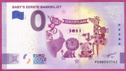 0-Euro PEBB 2021-1 BABY'S EERSTE BANKBILJET - Prove Private