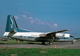 Aviation Postcard-WGA-1528 SABENA Fokker 27 - 1946-....: Ere Moderne