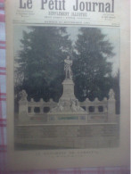 Petit Journal 52 Ville-d'Avray Staue Gambetta Malfaiteur Brigand Tué Par Chiens Mesly Près Créteil Chanson Lachambeaudie - Zeitschriften - Vor 1900